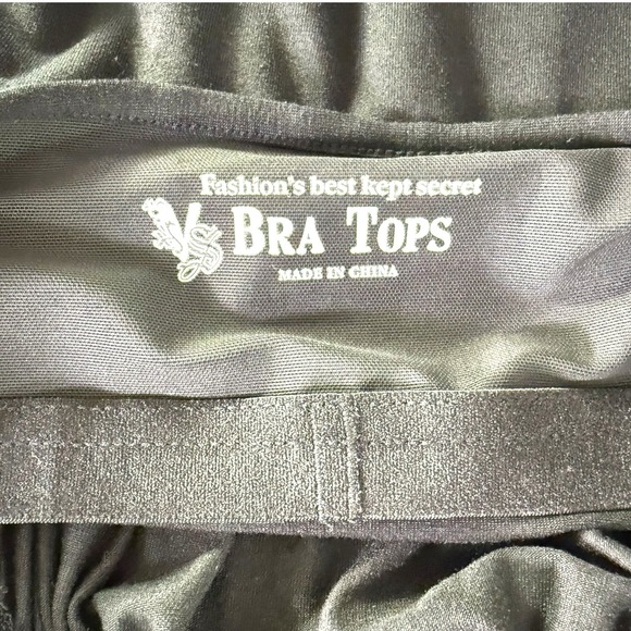 Fashions Best Kept Secret Bra Tops Black Elegant Maxi Dress Stretch Size Large - Picture 14 of 16